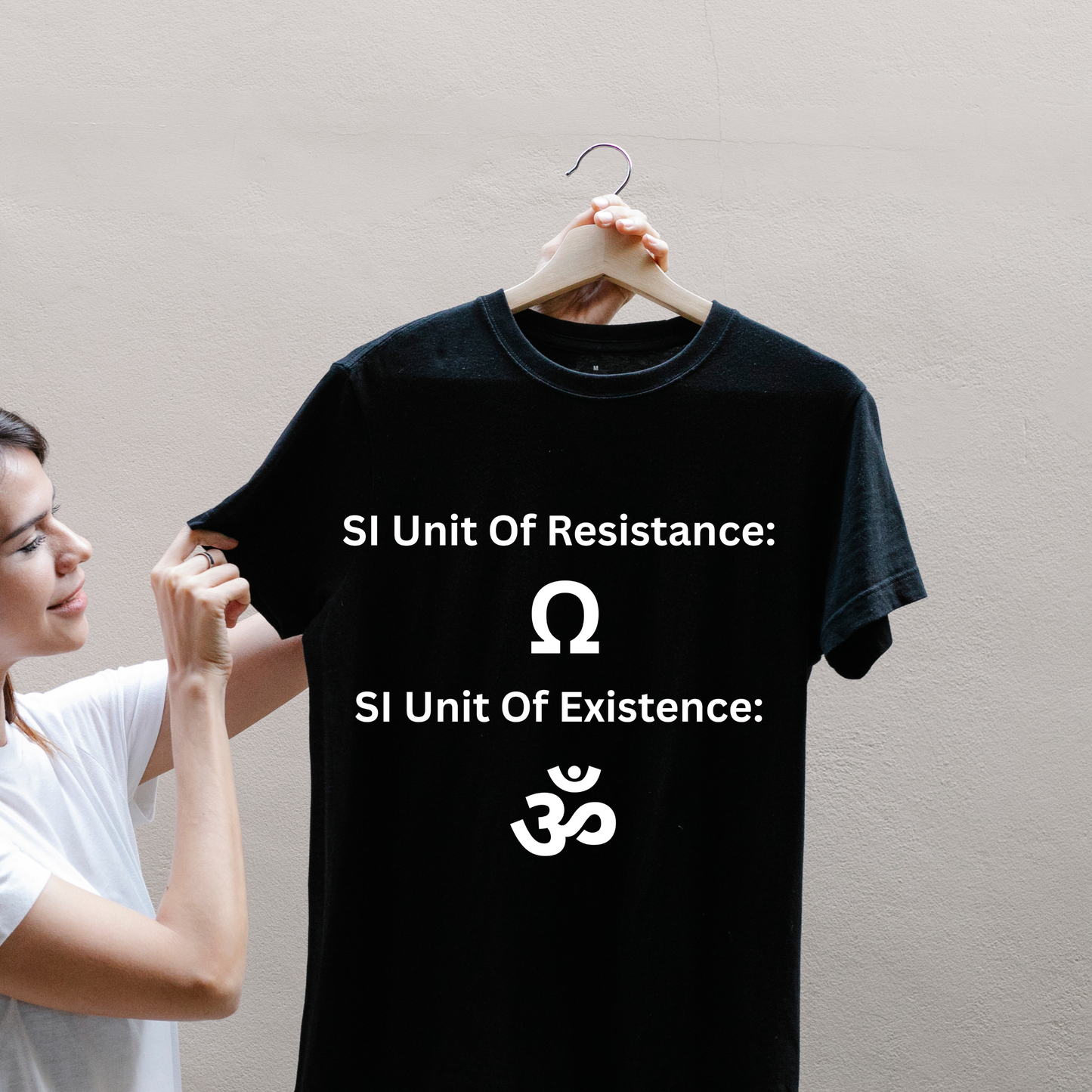 SI Unit of Existence: OM™ – Spiritual Science Tee