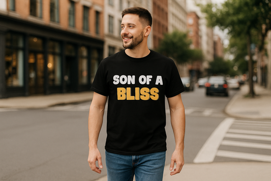 Son of a Bliss™ – Minimalist Spiritual T-Shirt