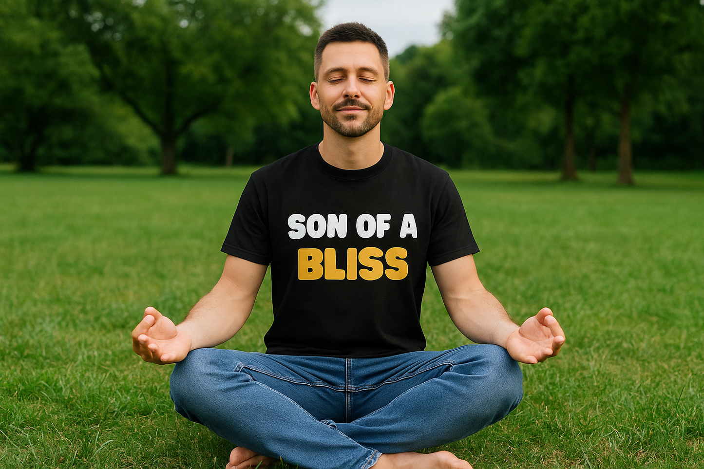 Son of a Bliss™ – Minimalist Spiritual T-Shirt