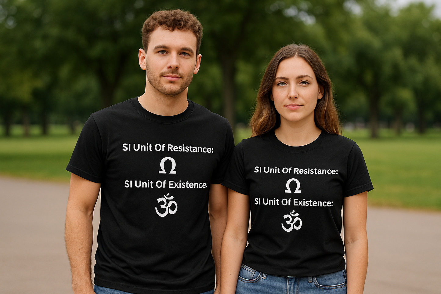 SI Unit of Existence: OM™ – Spiritual Science Tee