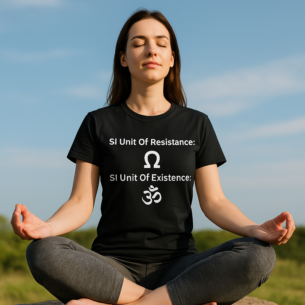 SI Unit of Existence: OM™ – Spiritual Science Tee